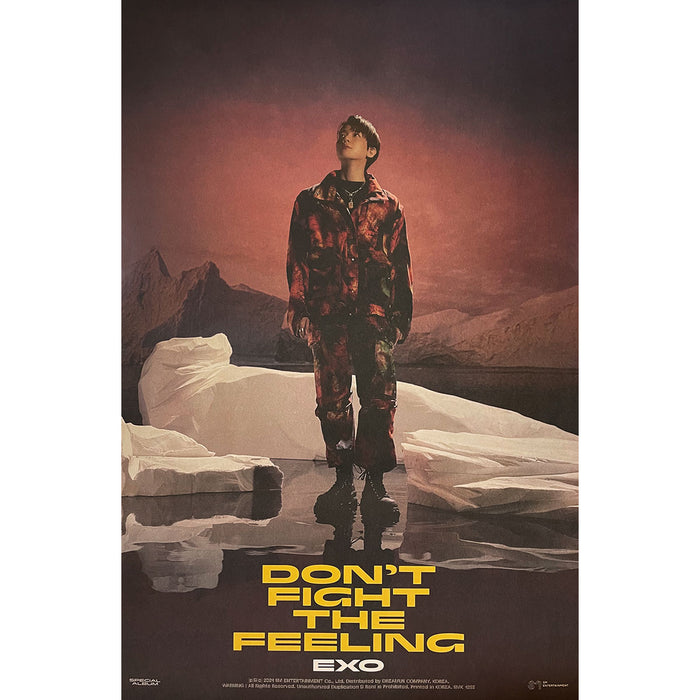 엑소 | EXO | SPECIAL ALBUM [ DON'T FIGHT THE FEELING ] | (PHOTO BOOK VER.1 - BAEKHYUN VER.) POSTER ONLY