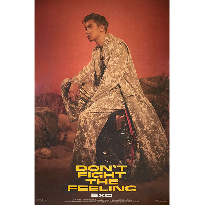 엑소 | EXO | SPECIAL ALBUM [ DON'T FIGHT THE FEELING ] | (PHOTO BOOK VER.1 - CHANYEOL VER.) POSTER ONLY