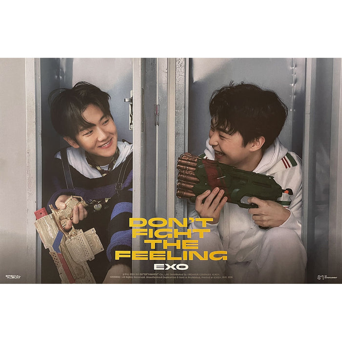 엑소 | EXO | SPECIAL ALBUM [ DON'T FIGHT THE FEELING ] | (EXPANSION - BAEKHYUN+XIUMIN VER.) POSTER ONLY