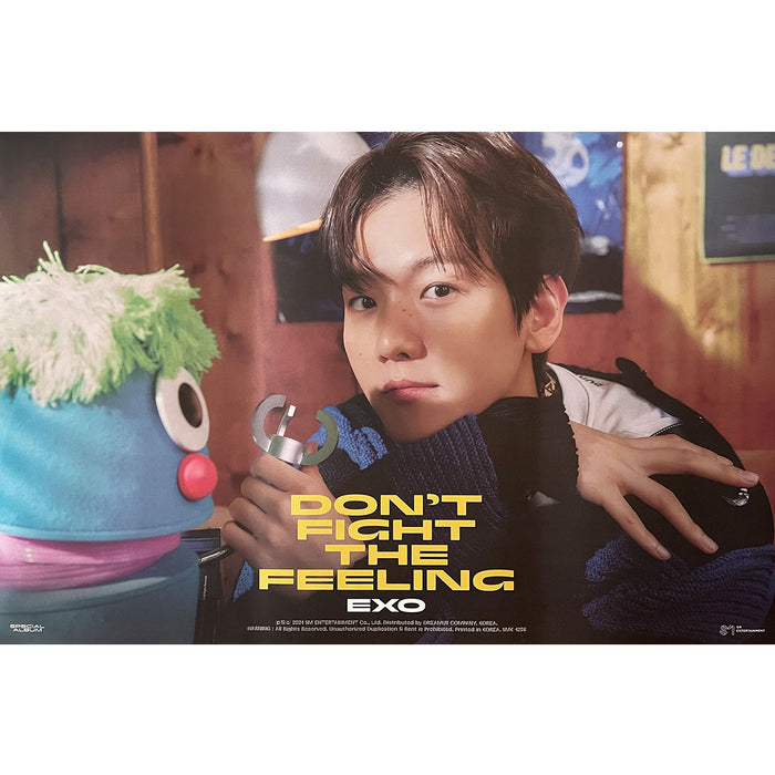 엑소 | EXO | SPECIAL ALBUM [ DON'T FIGHT THE FEELING ] | (EXPANSION - BAEKHYUN VER.) POSTER ONLY