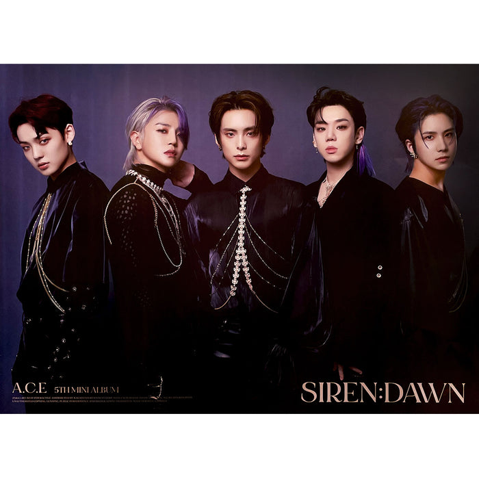 에이스 | A.C.E | 5TH MINI ALBUM [ SIREN: DAWN ] | (MOON VER.) POSTER ONLY