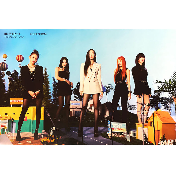 레드벨벳 | RED VELVET | 6TH MINI ALBUM [ QUEENDOM ] | (QUEENS - A VER.) POSTER ONLY