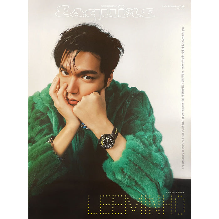 에스콰이어 | ESQUIRE | [ LEE MINHO ] COVER | 2021-9 | (B VER.) POSTER ONLY