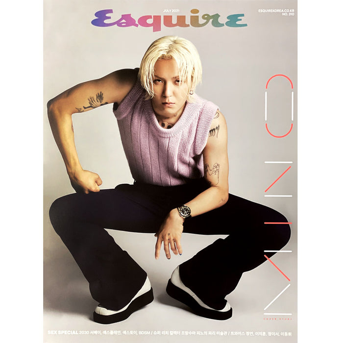 에스콰이어 | ESQUIRE | [ MINO ] COVER | 2021-7 | (B VER.) POSTER ONLY