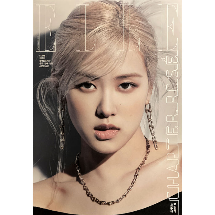 엘르 | ELLE | [ ROSE ] COVER | 2021-6 | (VERSION A) POSTER ONLY