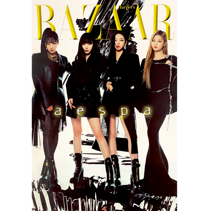 바자코리아 | HARPER'S BAZAAR | [ AESPA ] COVER | 2022-1 | (GROUP VER. A) POSTER ONLY