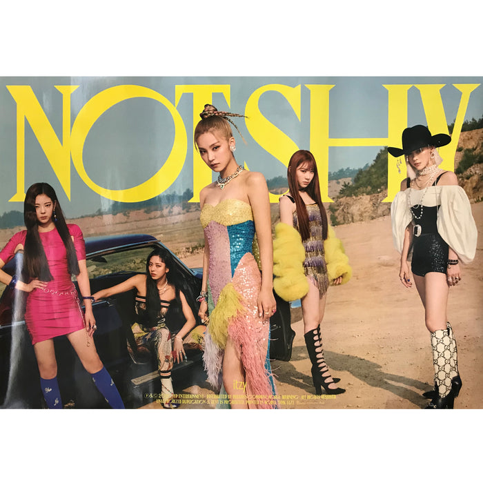 있지 | ITZY | 3RD MINI ALBUM [ NOT SHY ] | (A VER.) POSTER ONLY