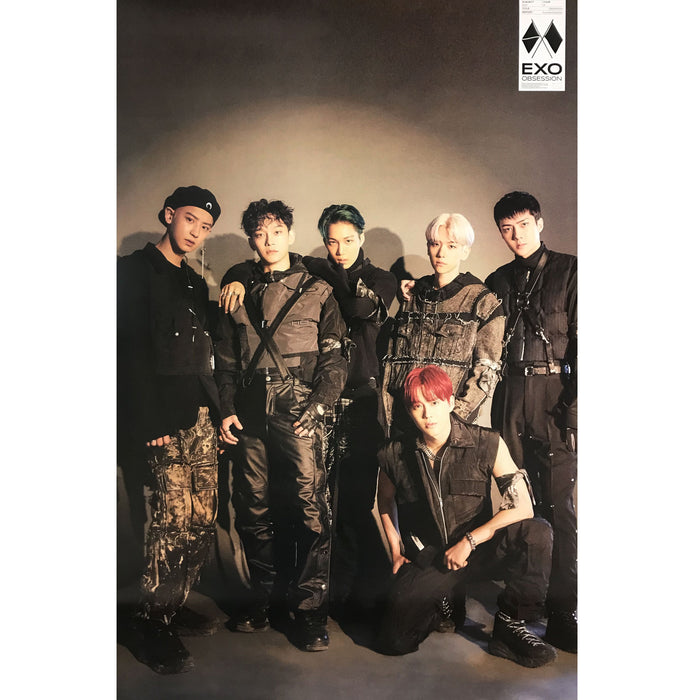 엑소 | EXO | 6TH ALBUM [ OBSESSION ] | (EXO - GROUP VER.) POSTER ONLY