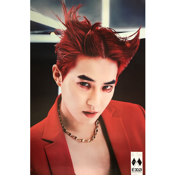 엑소 | EXO | 6TH ALBUM [ OBSESSION ] | (X-EXO - SUHO VER.) POSTER ONLY