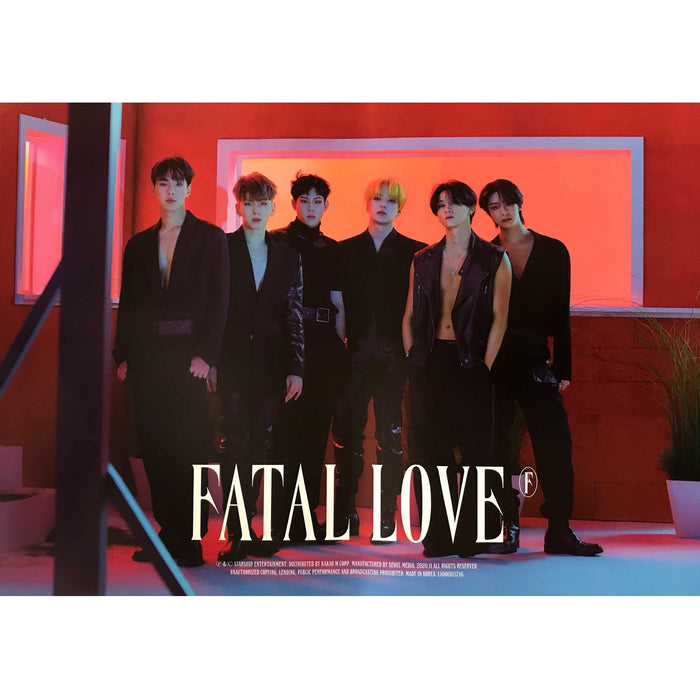 몬스타엑스 | MONSTA X | 3RD ALBUM [ FATAL LOVE ] | (A VER.) POSTER ONLY