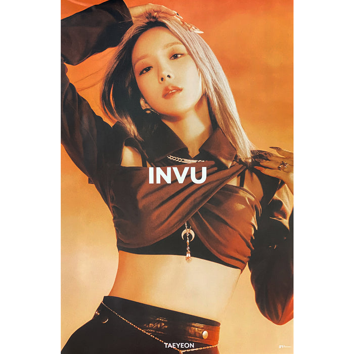 태연 | TAEYEON | 3RD ALBUM [ INVU ] | (ORANGE VER.) POSTER ONLY