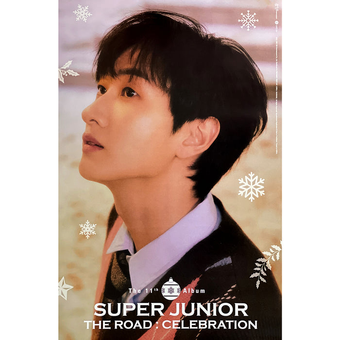 슈퍼주니어 | SUPER JUNIOR | 11TH ALBUM [ VOL. 2 'THE ROAD : CELEBRATION' ] | (EUNHYUK) POSTER ONLY