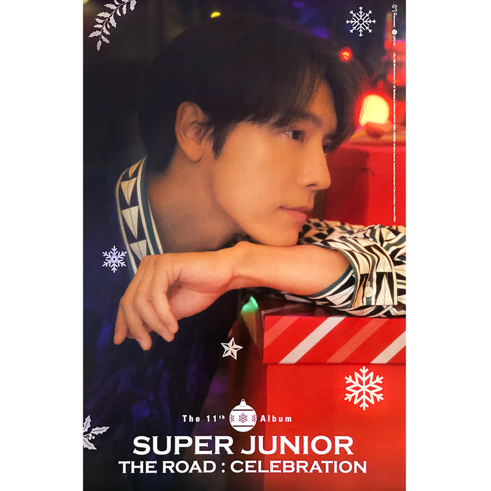 슈퍼주니어 | SUPER JUNIOR | 11TH ALBUM [ VOL. 2 'THE ROAD : CELEBRATION' ] | (DONGHAE) POSTER ONLY