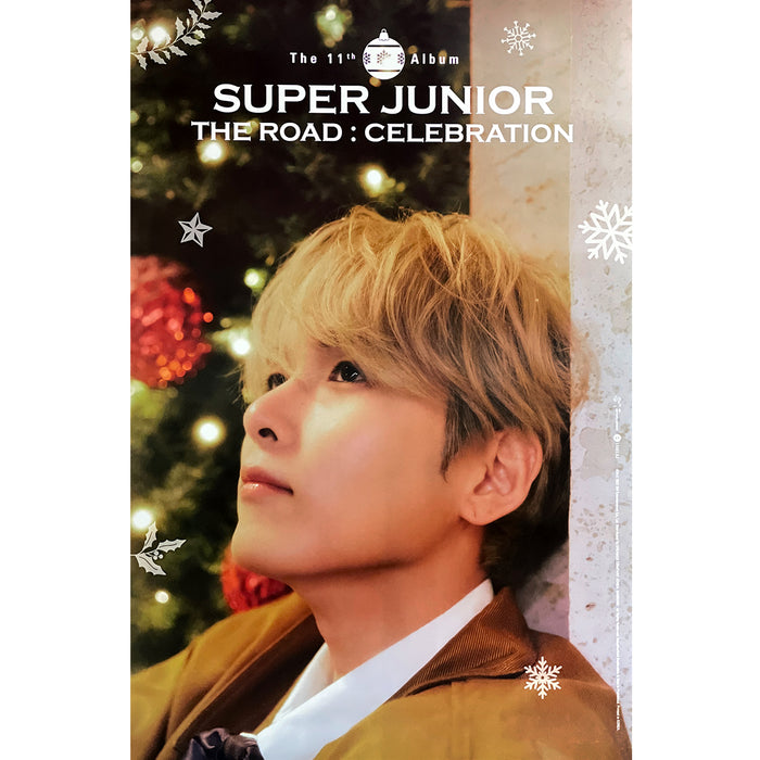 슈퍼주니어 | SUPER JUNIOR | 11TH ALBUM [ VOL. 2 'THE ROAD : CELEBRATION' ] | (RYEOWOOK) POSTER ONLY