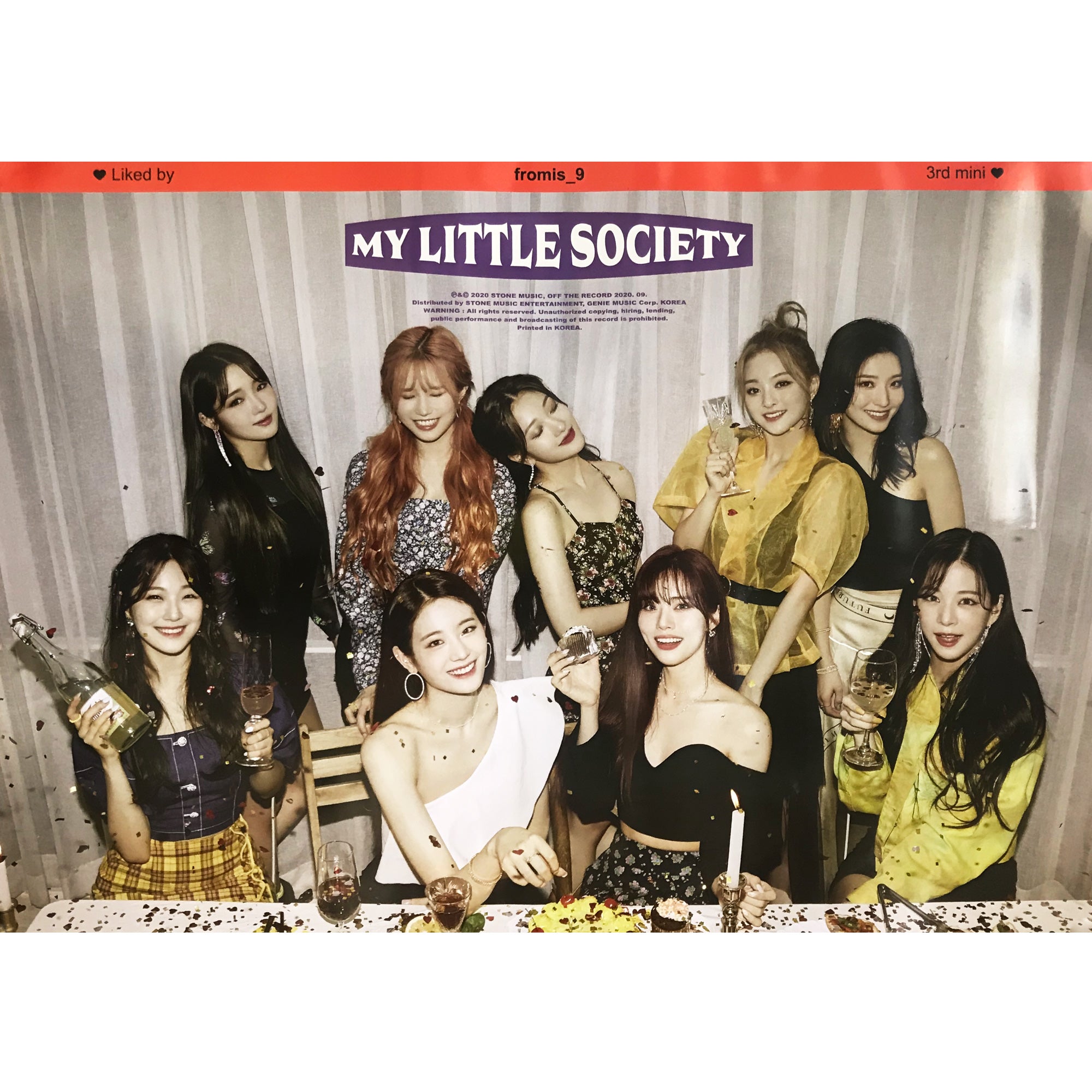 fromis_9 MY 細い LITTLE SOCIETY 直筆サイン入りアルバム