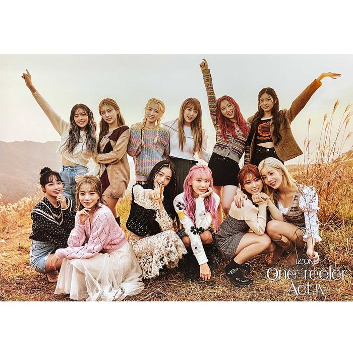 아이즈원 | IZ*ONE | 4TH MINI ALBUM [ ONE-REELER / ACT IV ] | (UNIT A VER.) POSTER ONLY