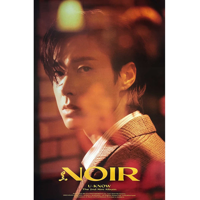 유노윤호 | U-KNOW | 2ND MINI ALBUM [ NOIR ] | (CRANK IN - B VER.) POSTER ONLY