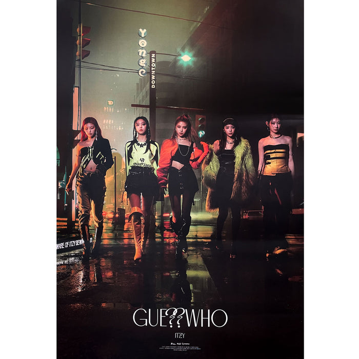 있지 | ITZY | 4TH MINI ALBUM [ GUESS WHO ] | (B VER.) POSTER ONLY