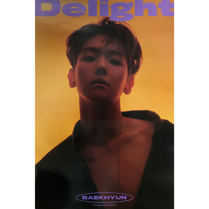 백현 | BAEKHYUN | 2ND MINI ALBUM [ DELIGHT ] | (CINNAMON VER.) POSTER ONLY