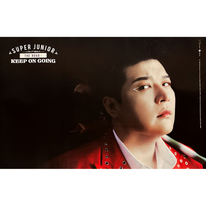 슈퍼주니어 | SUPER JUNIOR | 11TH ALBUM [ VOL.1 'THE ROAD : KEEP ON GOING' ] | (STREET VER. - SHINDONG) POSTER ONLY