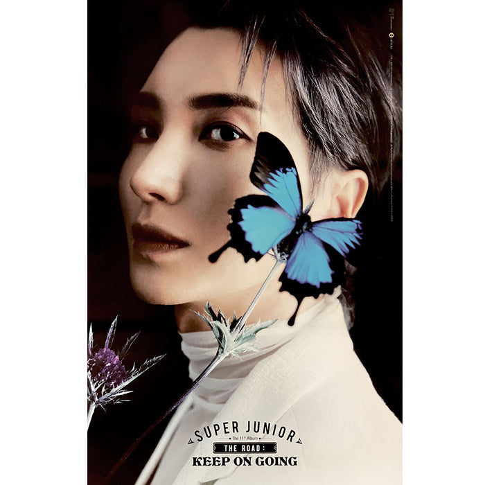 슈퍼주니어 | SUPER JUNIOR | 11TH ALBUM [ VOL.1 'THE ROAD : KEEP ON GOING' ] | (STREET VER. - LEETEUK) POSTER ONLY