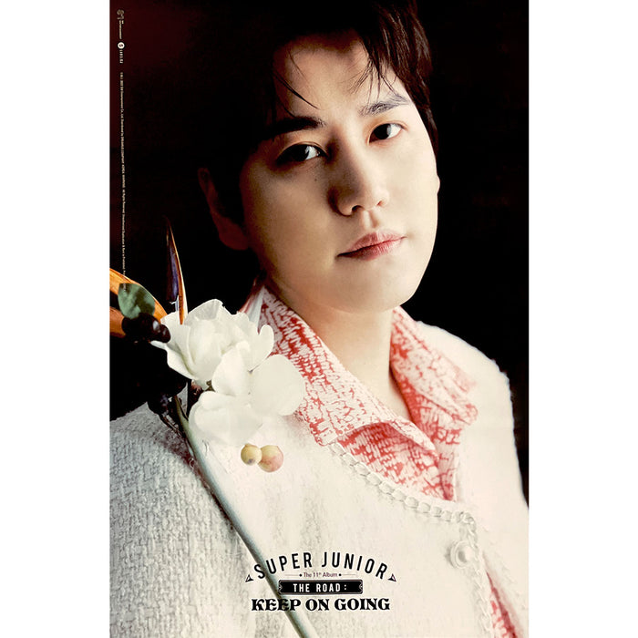 슈퍼주니어 | SUPER JUNIOR | 11TH ALBUM [ VOL.1 'THE ROAD : KEEP ON GOING' ] | (STREET VER. - KYUHYUN) POSTER ONLY