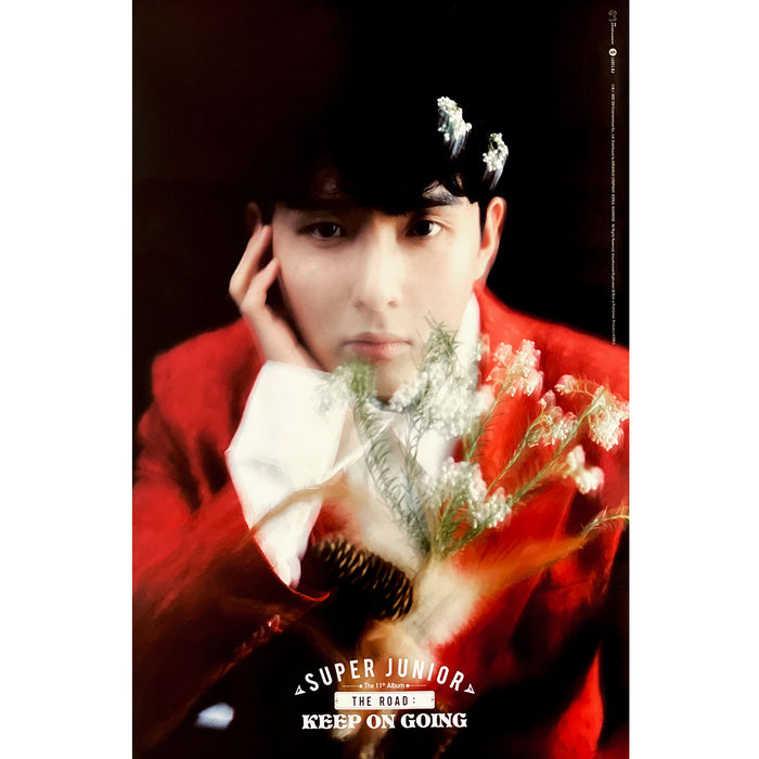 슈퍼주니어 | SUPER JUNIOR | 11TH ALBUM [ VOL.1 'THE ROAD : KEEP ON GOING' ] | (STREET VER. - RYEOWOOK) POSTER ONLY