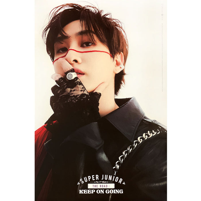 슈퍼주니어 | SUPER JUNIOR | 11TH ALBUM [ VOL.1 'THE ROAD : KEEP ON GOING' ] | (LINE VER. - EUNHYUK) POSTER ONLY