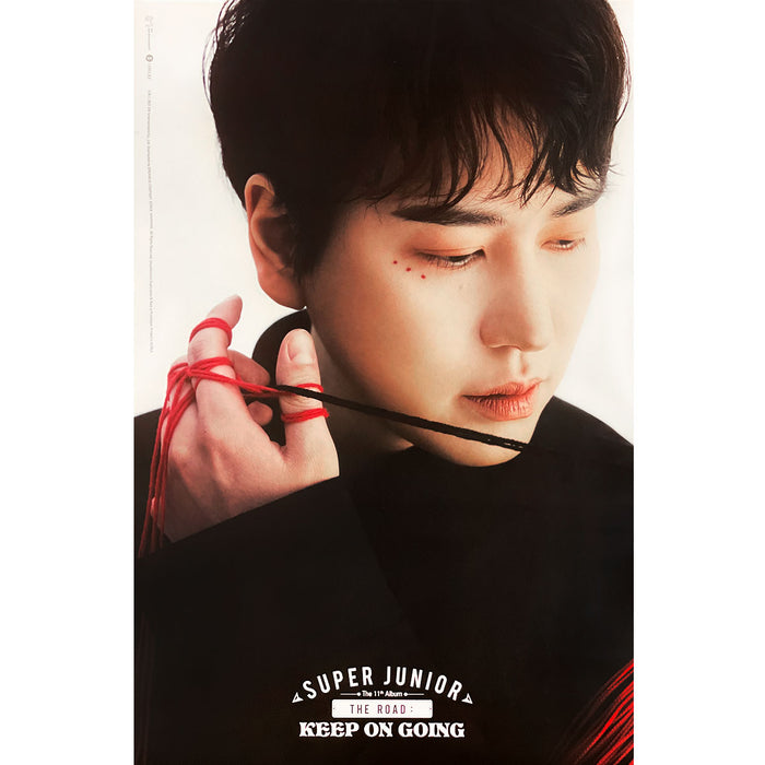 슈퍼주니어 | SUPER JUNIOR | 11TH ALBUM [ VOL.1 'THE ROAD : KEEP ON GOING' ] | (LINE VER. - KYUHYUN) POSTER ONLY