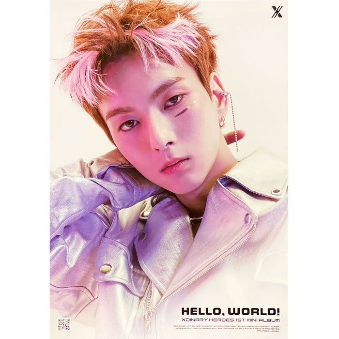 엑스디너리 히어로즈 | XDINARY HEROES | 1ST MINI ALBUM [ HELLO, WORLD! ] | (O.DE) POSTER ONLY