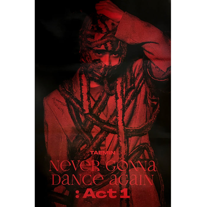 태민 | TAEMIN | 3RD ALBUM [ NEVER GONNA DANCE AGAIN: ACT 1 ] | (SUSPECT VER.)  POSTER ONLY