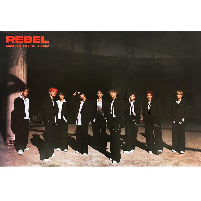 다크비 | DKB | 4TH MINI ALBUM [ REBEL ] | (VERSION A) POSTER ONLY