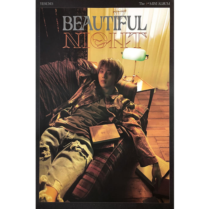 예성 | YESUNG | 4TH MINI ALBUM [ BEAUTIFUL NIGHT ] | (NIGHT VER.) POSTER ONLY