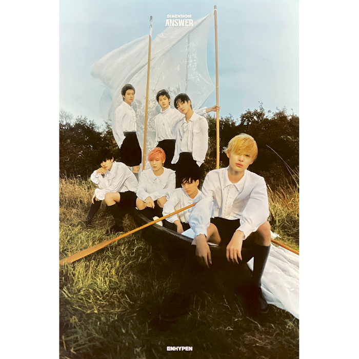 엔하이픈 | ENHYPEN | 1ST ALBUM REPACKAGE [ DIMENSION: ANSWER ] | (YET VER.) POSTER ONLY