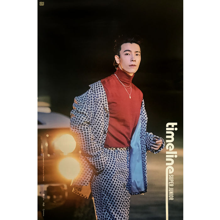 슈퍼쥬니어 | SUPER JUNIOR | 9TH ALBUM [ TIME LINE ] SPECIAL EDITION | (DONGHAE VER.) POSTER ONLY