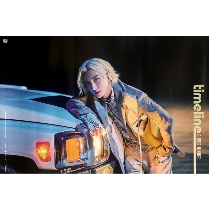 슈퍼쥬니어 | SUPER JUNIOR | 9TH ALBUM [ TIME LINE ] SPECIAL EDITION | (LEETEUK VER.) POSTER ONLY