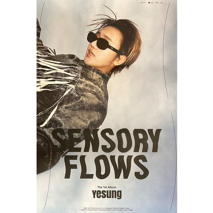 예성 | YESUNG | 1ST ALBUM [ SENSORY FLOWS ] | (DAY 2 VER.) POSTER ONLY