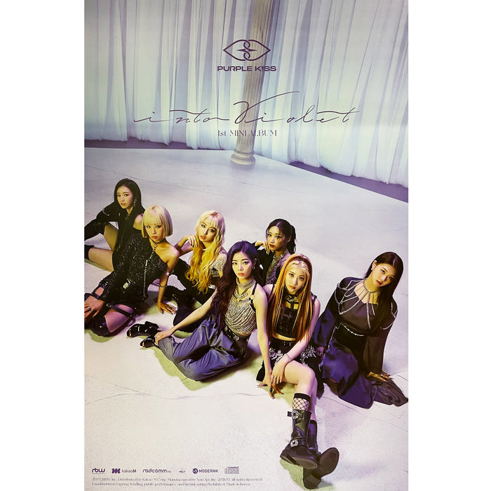 퍼플키스 | PURPLE KISS | 1ST MINI ALBUM [ INTO VIOLET ] | (C VER.) POSTER ONLY