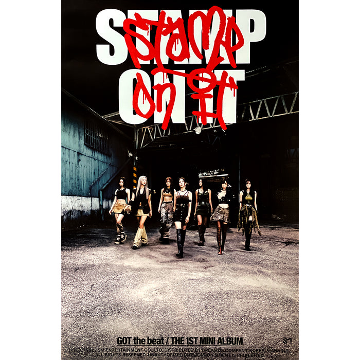 갓 더 비트 | GOT THE BEAT | 1ST MINI ALBUM [ STAMP ON IT ] | (STAMP VER.) POSTER ONLY