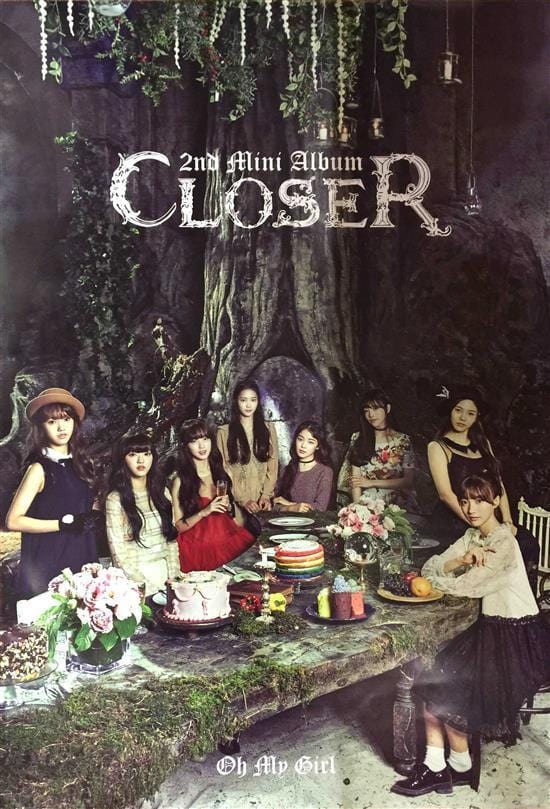 OH MY GIRL CLOSER サイン入りポスター - K-POP/アジア