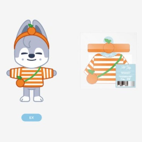 STRAY KIDS x SKZOO [ STAY IN STAY IN JEJU ] PLUSH OUTFIT CITRUS VER.