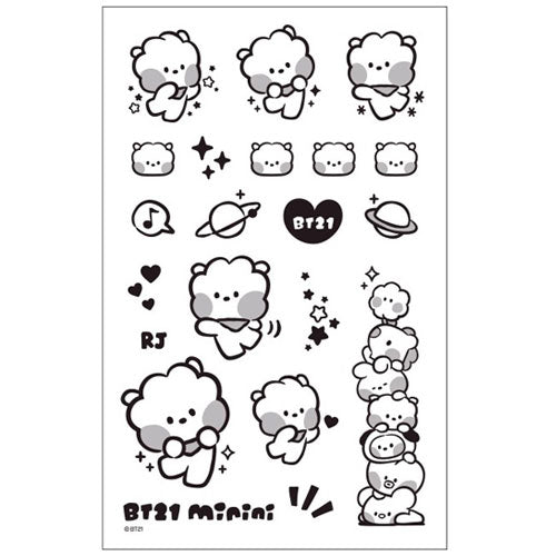 BT21 [ MININI ] TATTOO STICKER