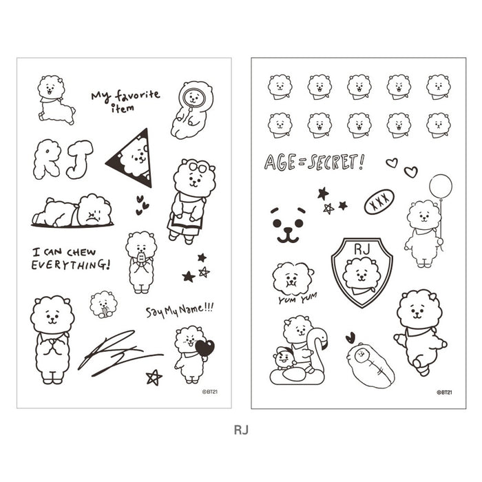 BT21 TATTOO STICKER