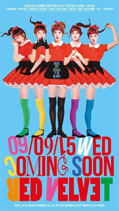 MUSIC PLAZA Poster Red Velvet | 레드벨벳DUMB DUMB [ B ] 20.5" X 36"