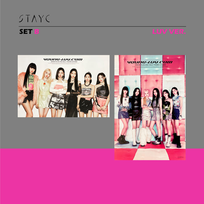 스테이씨 | STAYC | 2ND MINI ALBUM [ YOUNG-LUV.COM ] | (2 SET) POSTER SPECIAL