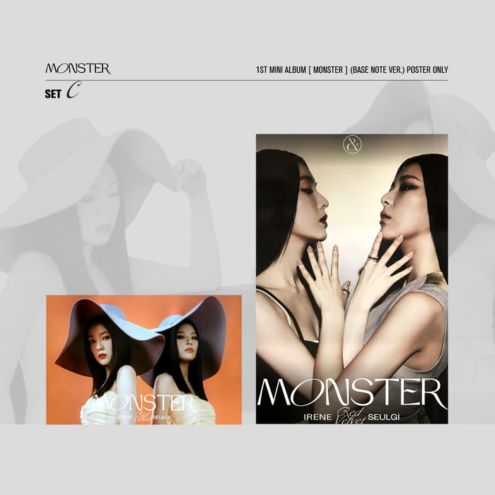 아이린 & 슬기 | IRENE & SEULGI | POSTER SPECIAL [ MONSTER ] | (2 SET) POSTER SPECIAL