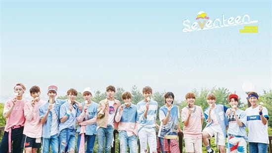 MUSIC PLAZA Poster 세븐틴 | SEVENTEEN<br/>OFFICIAL POSTER<br/>아주 NICE