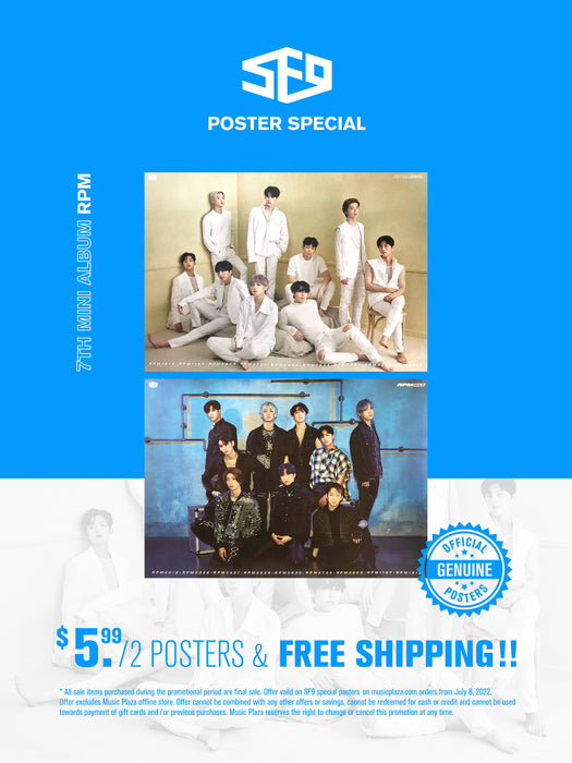 에스에프나인 | SF9 | 7TH MINI ALBUM [ RPM ] | (2 SET) POSTER SPECIAL