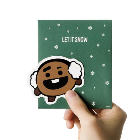 MUSIC PLAZA Goods WINTER BT21 [ SHOOKY ] MESSAGE CARD