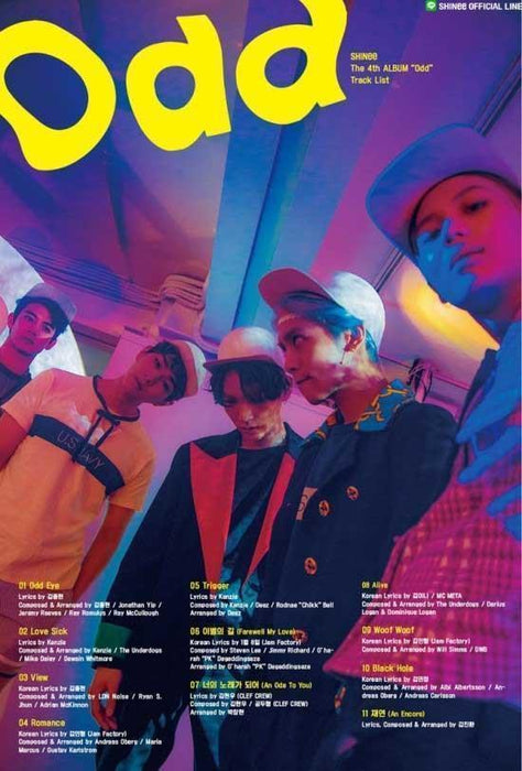 MUSIC PLAZA Poster 샤이니 | SHINEE<br/>ODD A VER. POSTER<br/>24" X 35.5"